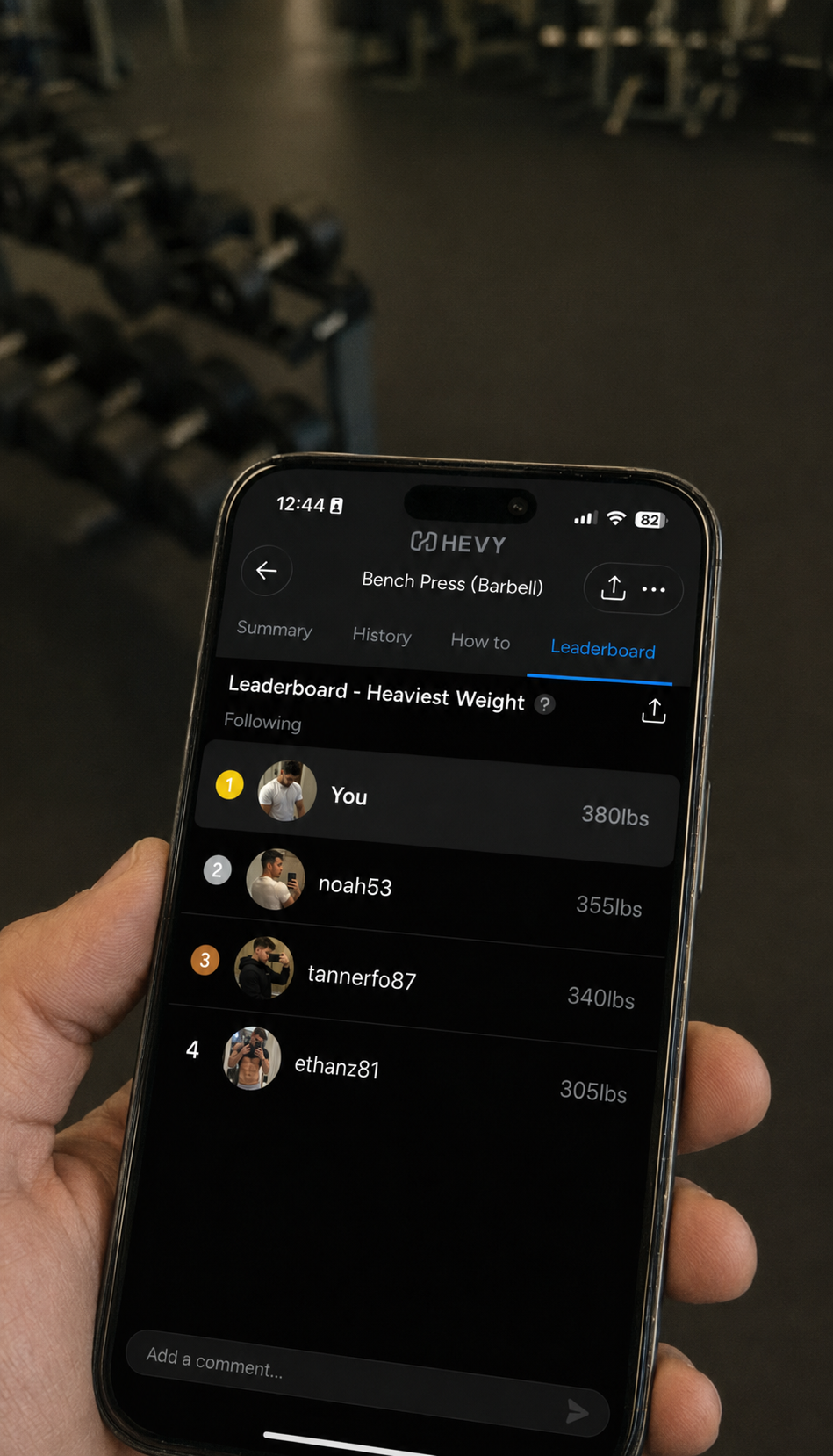 Gym Leaderboard